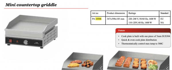 Mini countertop griddle - Image 3
