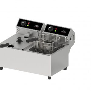 Countertop deep fryer - double