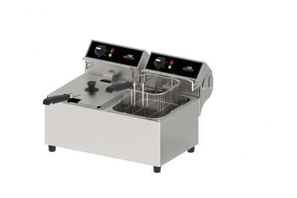 Countertop deep fryer - double