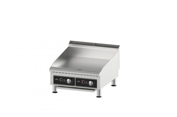 Gas countertop griddle - thermostat control Gas countertopgriddle -on/off valves