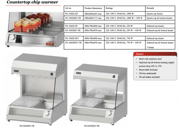 Countertop chip warmer - Image 2