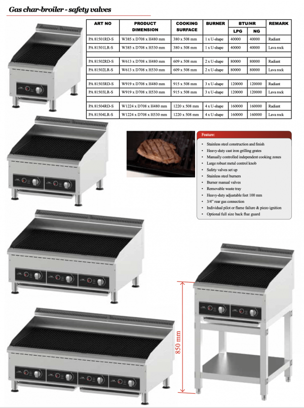 Gaschar-broiler -on/off valves - Image 5